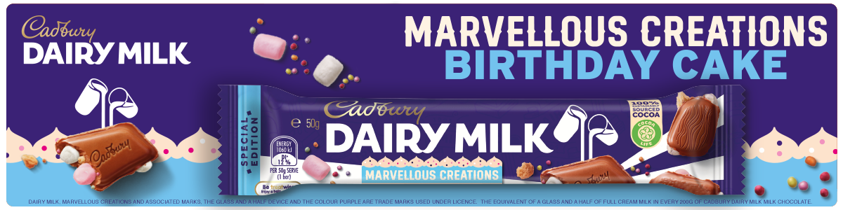 Dairy Milk Marvellous Creations Birthday Cake