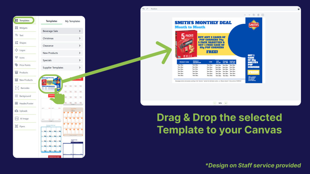 Drag & Drop Template
