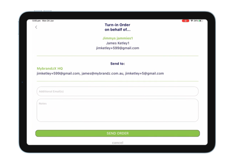 Step04-send order